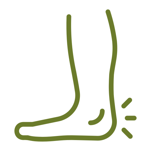 القدمين والكعبين